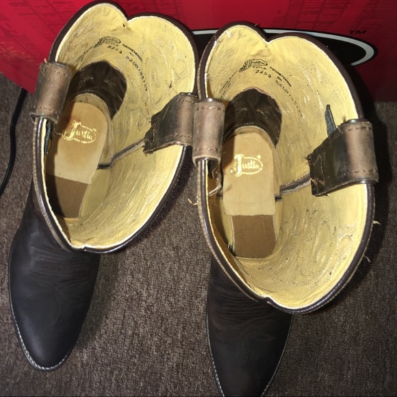 Justin classic boots Size 10 - Picture 5 of 5